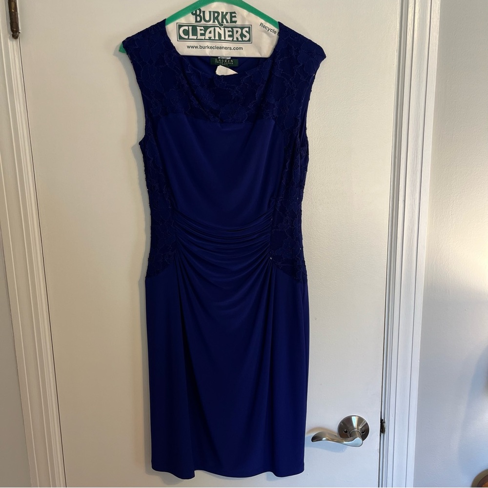 💙 Lauren Ralph Lauren evening dress. EUC